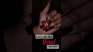3D Lips Tutorial 💋 Let me know what you think & would you try this look? #nailart #fyp #nails