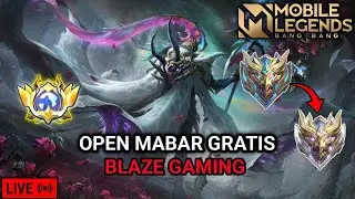 LIVE MOBILE LEGENDS OPEN MABAR GRATIS PUSH RANK