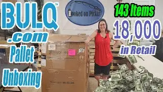 Bulq.com Pallet Unboxing - I found the Craziest thing ever! Over $18,000 in Retail - 143 Items