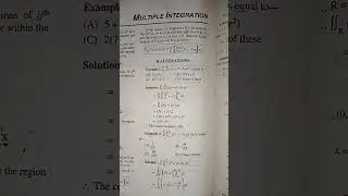 multiple integration graduation math