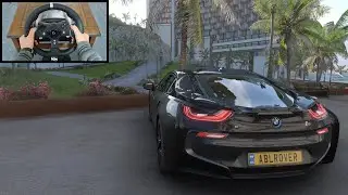BMW i8 - Forza Horizon 5 (Steering Wheel logitech g920) Gameplay