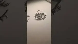 Draw eyes in three shapes #art #eyes #sketch #howtodraw #drawing #shorts