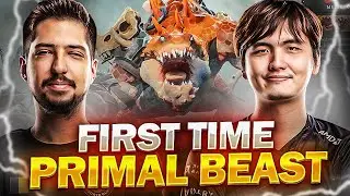 w33 & iceiceice Testing New Hero Primal Beast on 7.31 Patch