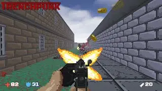 Trenchpunk - A Dieselpunk Wolfenstein 3D | E2M1: Checkpoint | 4K/60