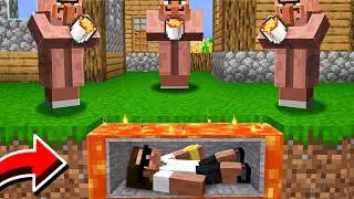 Villagers Trapped Me in Lava Bunker !😳