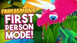 NEW FIRST PERSON MODE! SHOOT NEW DINOSAURS! | Parkasaurus (Dinosaur Park Builder Game)