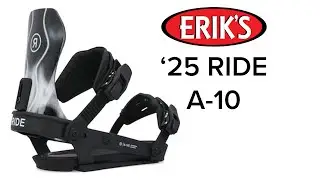 2025 RIDE A-10 Snowboard Bindings