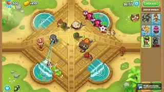 Bloons TD 6 : Co-op Challenge - Jason.Beakley's Challenge No Power Gameplay No Commentary
