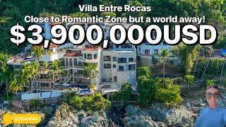 Puerto Vallarta's newest oceanfront villa to hit the market, Villa Entre Rocas - $3,900,000USD