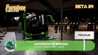 Fernbus Simulator - Real Flixbus Route - Katowice to Prague