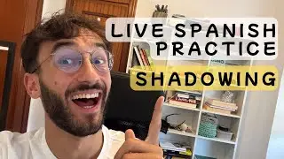 Live Spanish Practice & Shadowing! Repeat after me and Learn Spanish! 😃