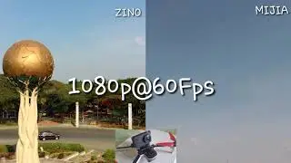 Comparison Video Mijia 4k VS Hubsan zino @1080p60fps