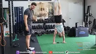 I'M BACK WORKING OUT WITH THE GOAT