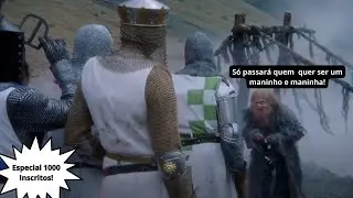 A PEDRADA SOBRE A PONTE! (Filme Monty Python em Busca do Cálice Sagrado)