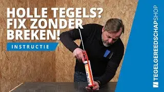 Tegel injectielijm voor losse en holle tegels | Tegelgereedschapshop