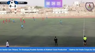 16 ème de finale Coupe du Sénégal Cadet : ATHLETIC vs DAMELS