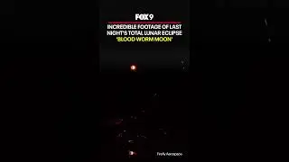 &lsquo;Blood Worm Moon&rsquo; incredible footage of total lunar eclipse