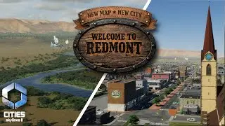 Authentic Starter Cities Look Like THIS: New Canyon Country Custom Map Build | Cities Skylines 2