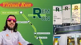 Virtual Run - Video for Treadmill - RUN the REM : Part 1 - Deux-Montagnes/Île-Bigras