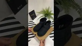 Распаковка UGG Classic Mini II Boot Black