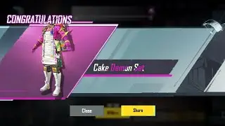 Cake Demon set and dark reign set // Free classic create opening//#bgmi #pubgmobile #youtubevideo