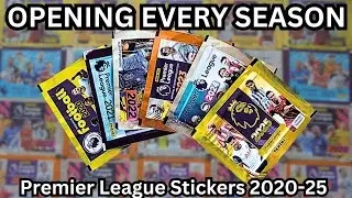 ОТКРЫВАЕМ КАЖДУЮ УПАКОВКУ ИЗ КАЖДОЙ КОЛЛЕКЦИИ НАКЛЕЕК PANNI PREMBER LEAGUE С 2020 ПО 2025 ГОД