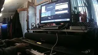 Going Over Yonder (Hawkins) - Piano Cover and DEMO (Worship Backing Tracks and AIR Mini Grand)