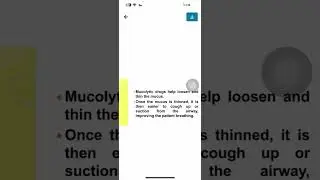 Mucolytics drugs in simple way