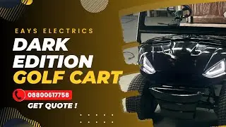 💥Black GOLF CART in INDIA💥 || Black electric buggy || EAYS ELECTRICS