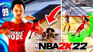 FIRST EVER *FEMALE* DRIBBLE GOD AT 99 OVERALL ON NBA2K22