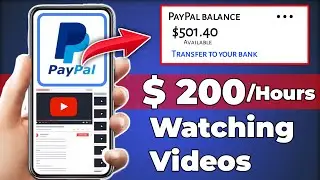 How To Make PayPal Money Online For Watching Videos (2024) | Earn $100 Per Hour
