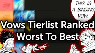 Vows Tierlist Worst To Best [Type Soul]