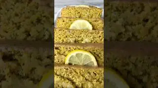 Vegan Lemon Poppy Seed Pound Cake. Refined Sugar-Free