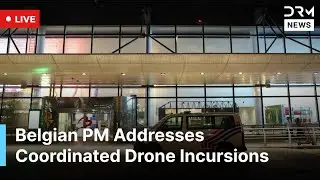 Belgian Ministers Arrive for Emergency Meeting After Drone Sightings Close Brussels Airport | AL1G