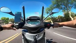 Piaggio BV400 cruising Paradise Valley & Scottsdale