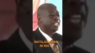 WATAJUA MIMI NI RIG G -GACHAGUA AAHIDI KUONGEA NA WAKIKUYU HADI MASIKIO IONE MOTO
