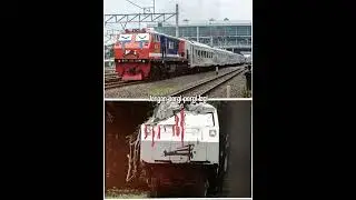 2 kakak beradik CC 201 hidung miring#kakak #adik #cc201 #keretaapi