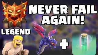 DOMINATE NEW RANK BATTLE MODE with DRAGONS in Clash of Clans