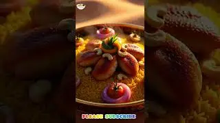 🔥 Arabian Mandi Rice with Juicy Meat | Traditional Middle Eastern Feast 🍗🍚 | Food ASMR
