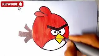 how to draw angry birds | angry birds drawing easy for kids #drawing #angrybirds