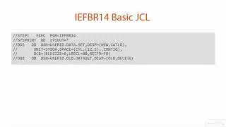 09 01 Utility Programs IEFBR14, IDCAMS, and SORT