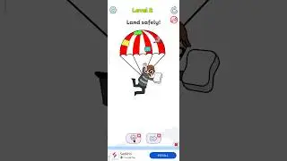 Delete story Brain puzzle  level 2 Land safely! #shortvideo #trendingvideo