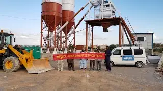 Successful Installation Of AJ-50 Automatic Concrete Plant Islamabad