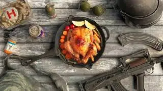 1 hour of PUBG winner winner chicken dinner victory Theme
