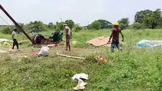 Transmission line,DMC machine triplet pit marking seting point desi jugar 132/33kv .