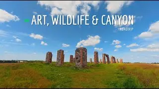 Stonehenge , Animal Park & Canyon | Latvia&ndash;Estonia Road Trip Day 1