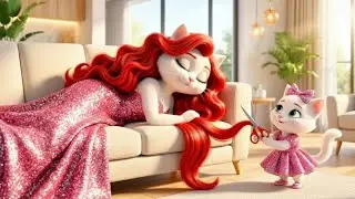 💇🏻&zwj;♀️ Mischievous Little Kitten Cuts Mom&rsquo;s Hair 😭✂️✂️ | An Unexpected Ending | AI Cat Story