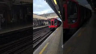London Underground train # East ham station 🤗( sheels)