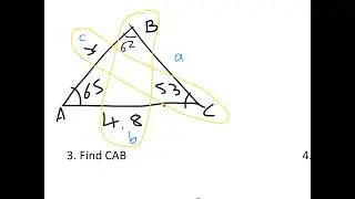 Year 12   146. Understand and use the sine and cosine rules M8