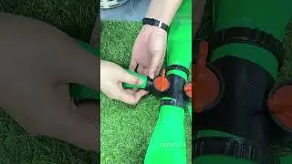 How to Install Micro Spray Hose for Farm Irrigation #shorts #Watering #MicroHose